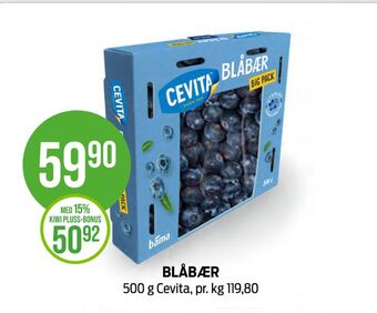 Kiwi Cevita blåbær tilbud
