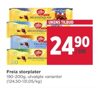 Meny Firkløver sjokoladeplate tilbud