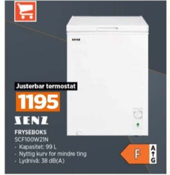POWER Senz fryseboks tilbud