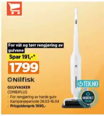 POWER Nilfisk gulvvasker tilbud
