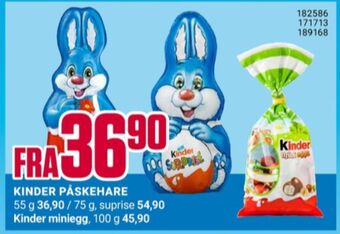 Europris Kinder sjokolade tilbud