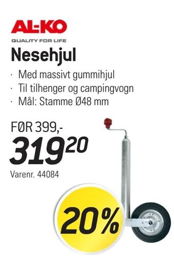 Thansen Nesehjul tilbud