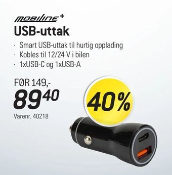 Thansen USB-uttak tilbud