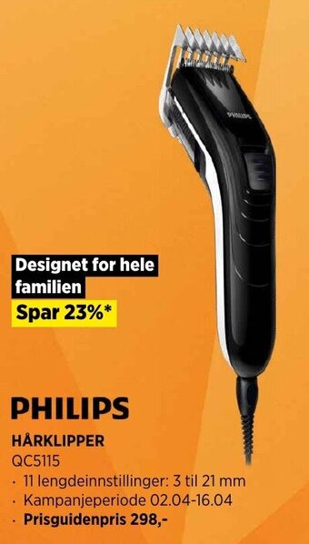 POWER Hårklipper tilbud