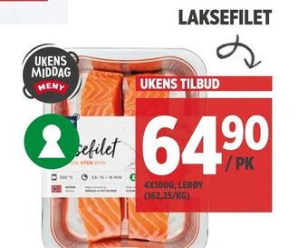Meny Laksefilet tilbud