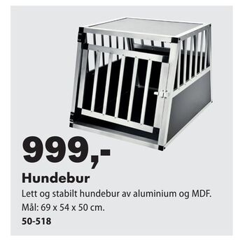 Biltema Hundebur tilbud