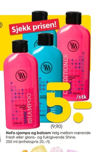 Rusta Nofo shampoo tilbud