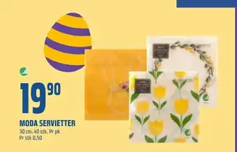 Coop Obs Moda servietter tilbud