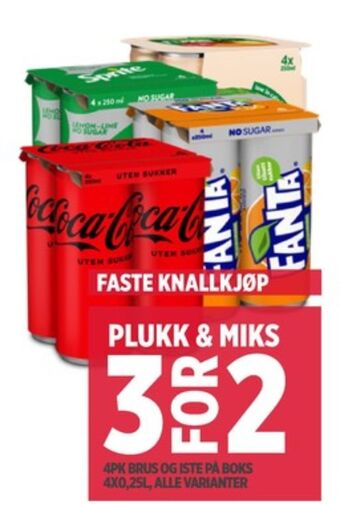 Meny Fanta zero imageannons tilbud