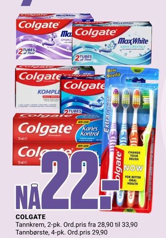 Europris Colgate tilbud
