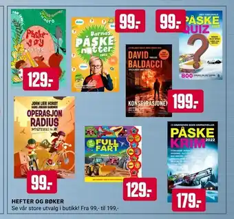 Hefter og bøker