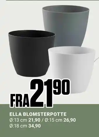 Europris Ella blomsterpotte tilbud