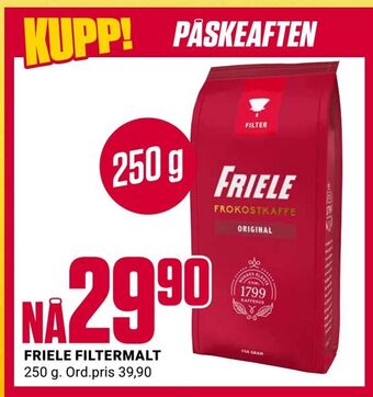 Europris Friele filtermalt tilbud