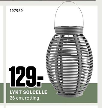 Europris Lykt solcelle tilbud