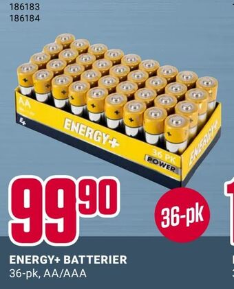 Europris Energy+ batterier tilbud