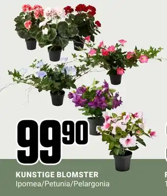 Europris Kunstige blomster tilbud
