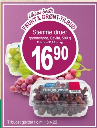 Joker Stenfrie druer tilbud