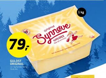 Bunnpris Gulost Original tilbud