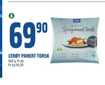 Coop Obs Lerøy panert torsk tilbud