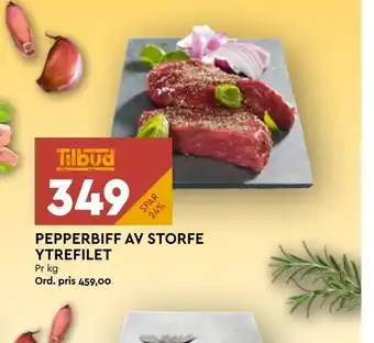 Coop Mega Pepperbiff av storfe ytrefilet tilbud