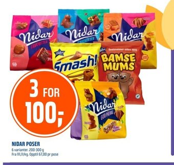 Coop Obs Nidar Poser tilbud