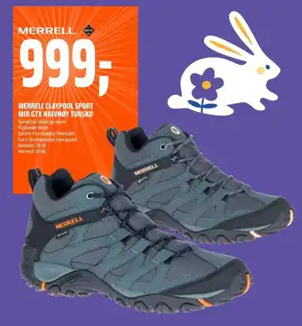 Coop Obs Merrel Claypool Sport Mid GTX Halvhøy Tursko tilbud