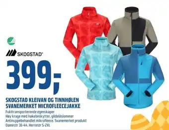 Coop Obs Skogstad Kleivan Og Tinnhølen Svanemerket Microfleecejakke tilbud
