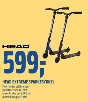 Coop Obs Head Extreme Sparkesykkel tilbud