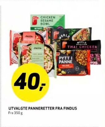 Bunnpris Findus ferdigretter tilbud