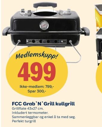 Coop Extra Fcc bbq kulegrill tilbud