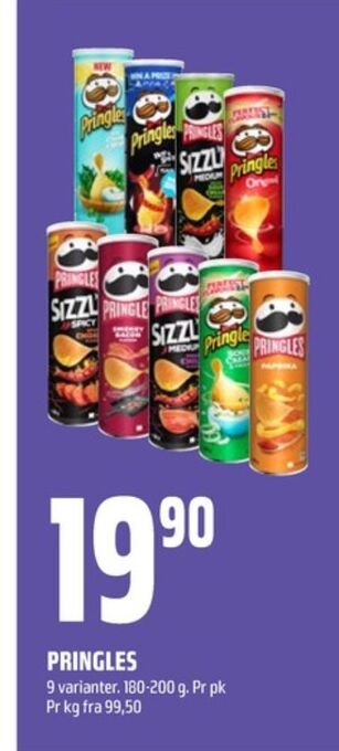 Coop Obs Pringles chips tilbud