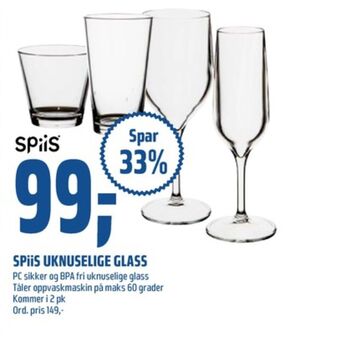 Coop Obs Spiis glass tilbud