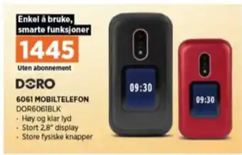 POWER Doro 6061 mobiltelefon tilbud