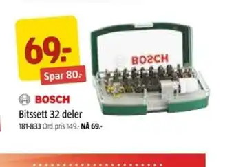 Jula Bitssett 32 Deler tilbud
