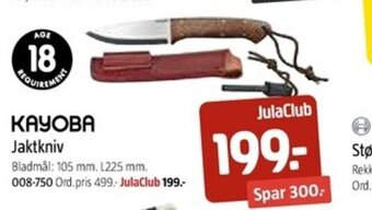 Jula Jaktkniv tilbud