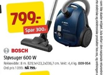 Jula Støvsuger 600 W tilbud