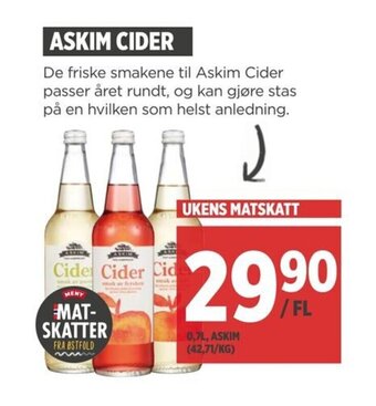 Meny Askim Cider tilbud