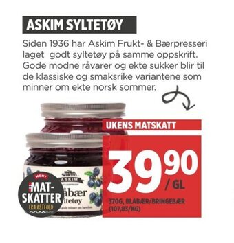 Meny Askim Syltetøy tilbud