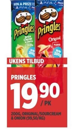 Meny Pringles tilbud