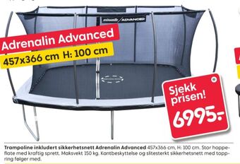 Rusta Adrenalin advanced trampoline tilbud