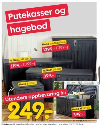 Rusta Ukjent putekasse tilbud