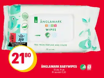 Coop Extra Änglamark babywipes tilbud
