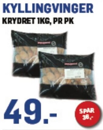 Price Lagerbutikk Kyllingvinger tilbud