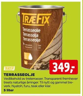 jem & fix Terrasseolje tilbud