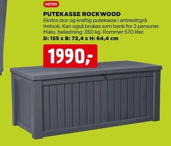 jem & fix Putekasse rockwood tilbud