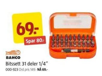 Jula Bitssett 31 deler tilbud