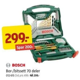 Jula Bor-/bitssett 70 deler tilbud