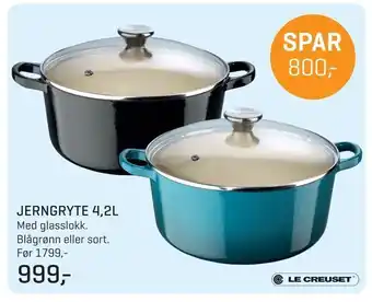 Jernia Jerngryte 4,2l tilbud