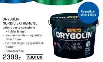 Jernia Drygolin nordic extreme 9l tilbud