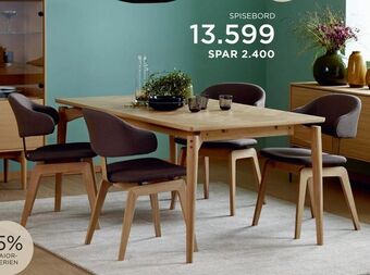Møbelringen Aeris spisebord tilbud
